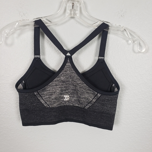 ALL IN MOTION Sports Bra Black/White Sz M - Picture 3 of 5